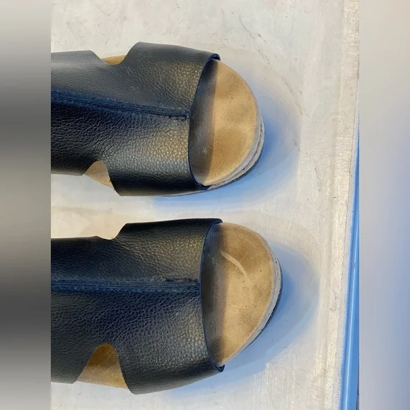 Wear-Ever women’s wedge sandals size 7.5M excellent condition perfect bottom - Picture 5 of 8